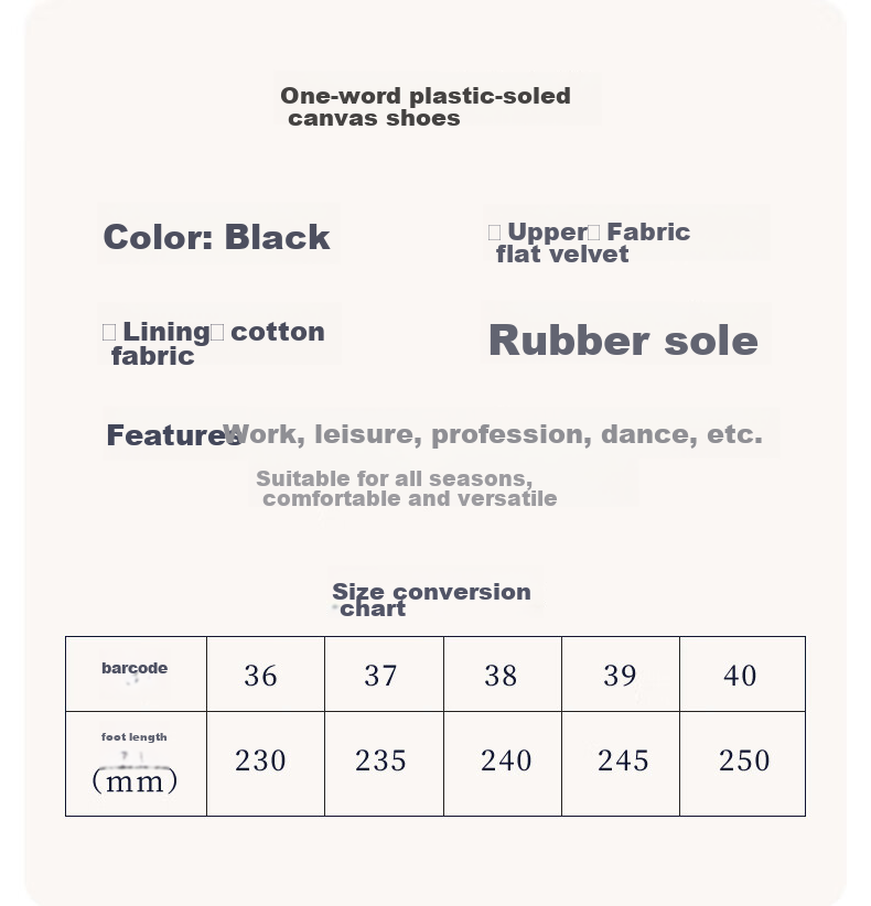 FOOTOPPO Old Beijing Cloth Shoes for Women, Soft-Soled Non-Slip Thick-Soled Elderly Women's And Middle-Aged Mom Shoes 11