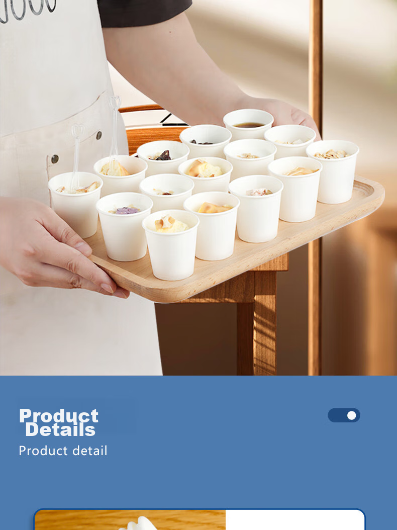 BJ Disposable Cups, Sample Cups, Single-Use Tea Cups, Small Tasting Cups, Small Paper Cups, Sampling Cups, 60ml, 100 Pieces 5