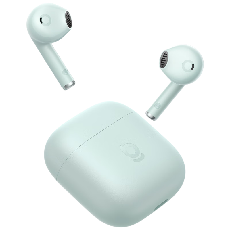 Baseus W04 Semi-In-Ear True Wireless Bluetooth Earphones Upgraded Premium Sound 60H Long Battery Life Compatible with Apple Huawei Vivo Honor Oppo Phones Gift