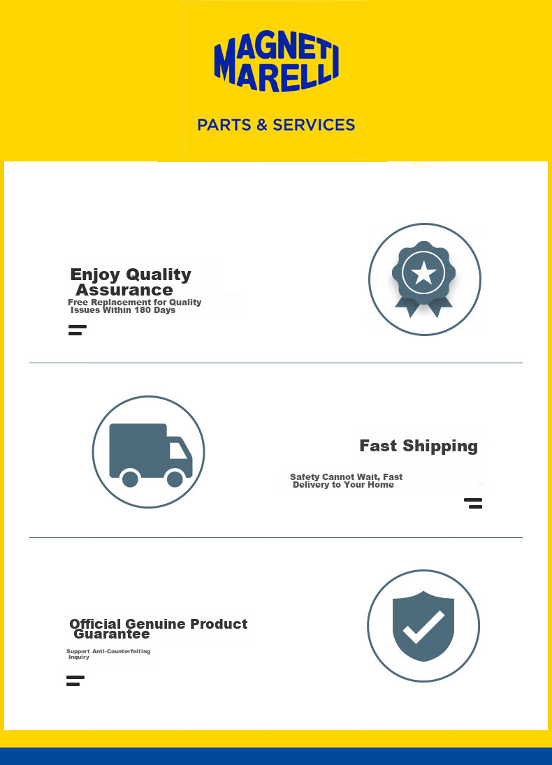 MAGNETI MARELLI Car Windshield Wipers, Quiet And Durable Natural Rubber, Compatible with Xiaopeng G32019-2023 Model, 1 Pair 1