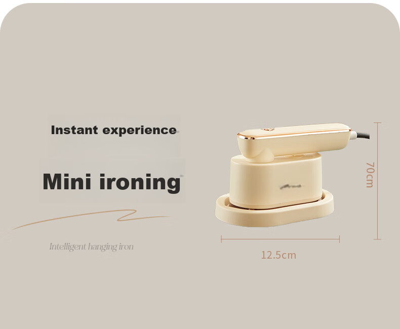 AUX Handheld Garment Steamer, 38g/min High Steam Output, 70ml Water Tank, Home Use Ironing Machine, Compact Electric Iron for Travel And Business Trips, Portable Clothing Steaming Tool, Gift, Group Purchase YD839 23