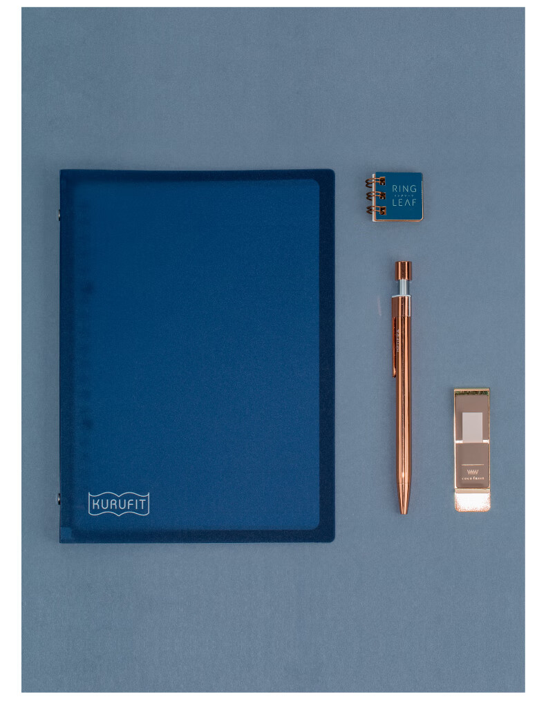 MARUMAN Loose-Leaf Notebook, Journal, Memo Pad, Diary, Meeting Minutes Book, B5 Pink F020 10