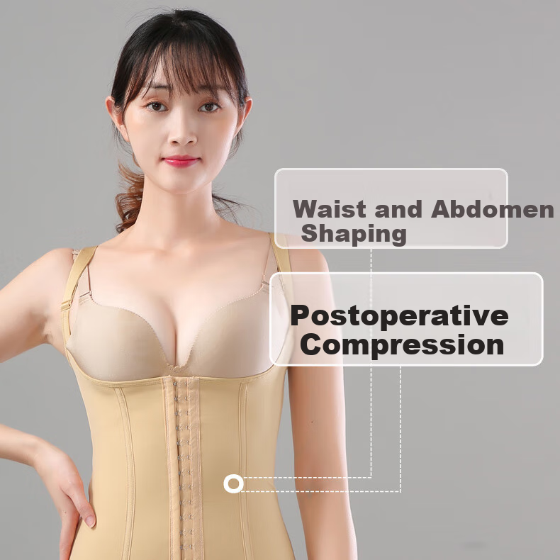 Darenyouxi 26 New Post-Liposuction Shaping Bodysuit, Waist And Abdomen Half-Body Slimming After Liposuction Shaping Garment, Elastic Clothing, XS