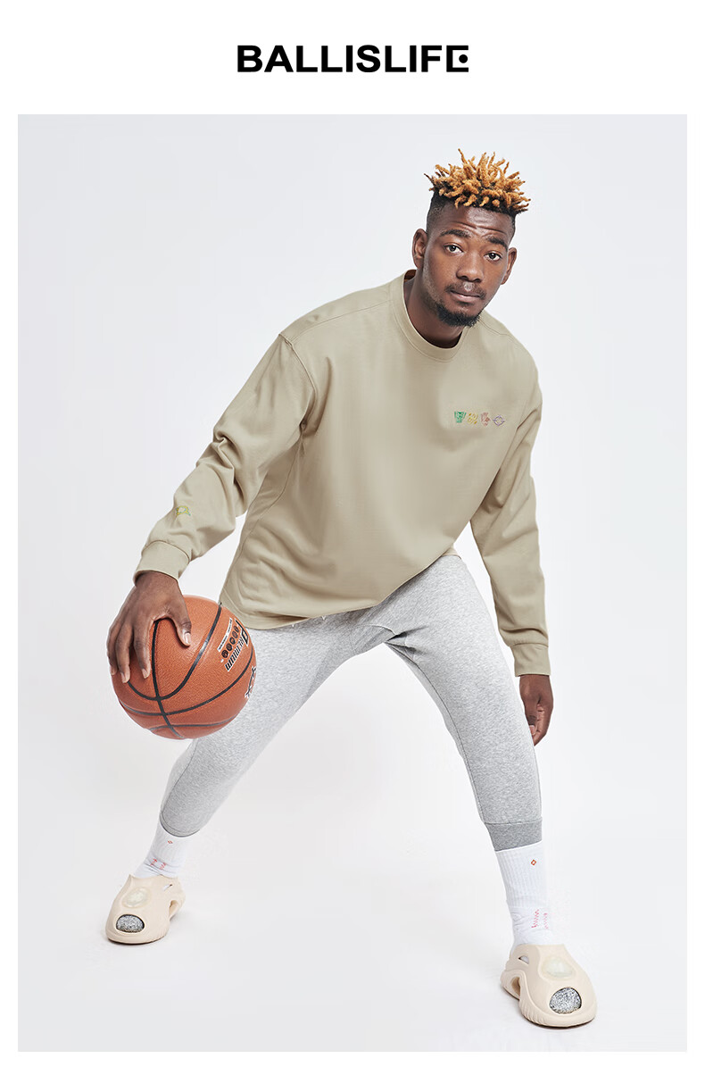 RIGORER Crew Neck Long Sleeve T-Shirt New Autumn Basketball Sports Training Fashion Embroidered Casual Pullover Sweatshirt 1