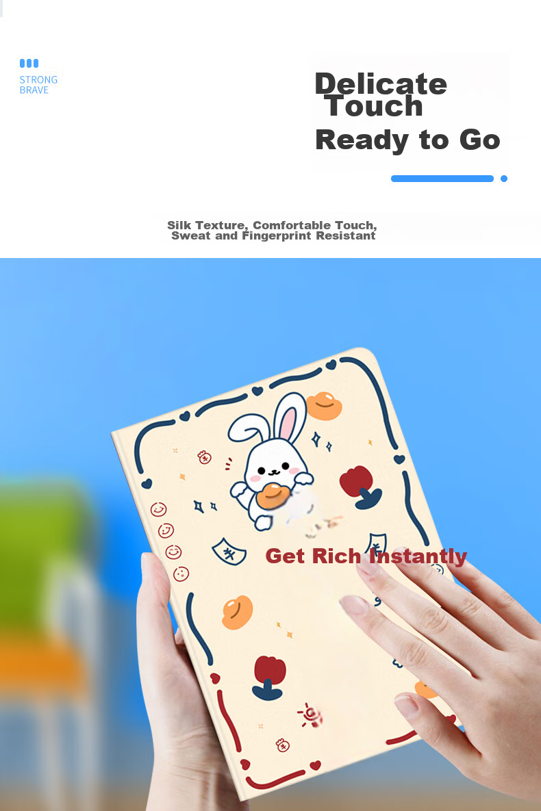 Jiangming Compatible with Huawei Matepad Protective Case, 10.4 Protective Cover for 2022 Model, 10.4-Inch C5 Tablet Silicone Full Protection Shockproof Soft Case, Smart Sleep/Wake Functio 6