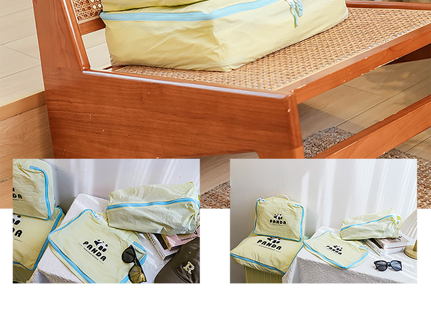 Fanyejia Japanese Mario Travel Storage Three-Piece Set, Organizer Bag, Large Capacity Toiletry Bag for Business Trips, Clothing Organizer Pouch 14
