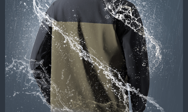 JD Original Chamois 300 Windbreaker with Fleece Inner Layer, Three-In Outdoor Jacket for Men And Women, Warm New Year Coat, Obsidian Black, 3XL 8