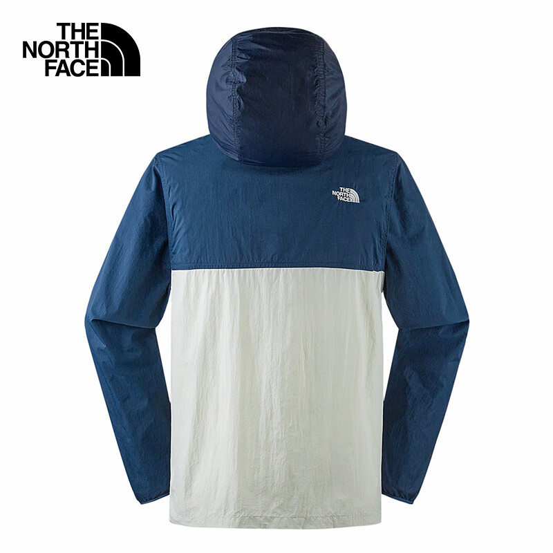 The North Face Men's Outdoor Windproof Jacket 8BA5 Sun Protection Clothing Deep Blue/96P XL