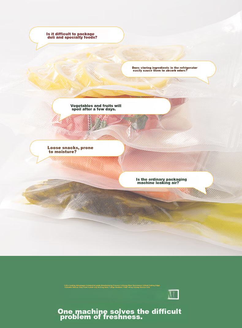 Deli Large Commercial High-Suction Vacuum Sealer, Food Packaging Machine, Automatic Vacuum Sealer, Dual-Use for Dry And Wet Foods, Home Use Vacuum Preservation And Sealing Machine 4