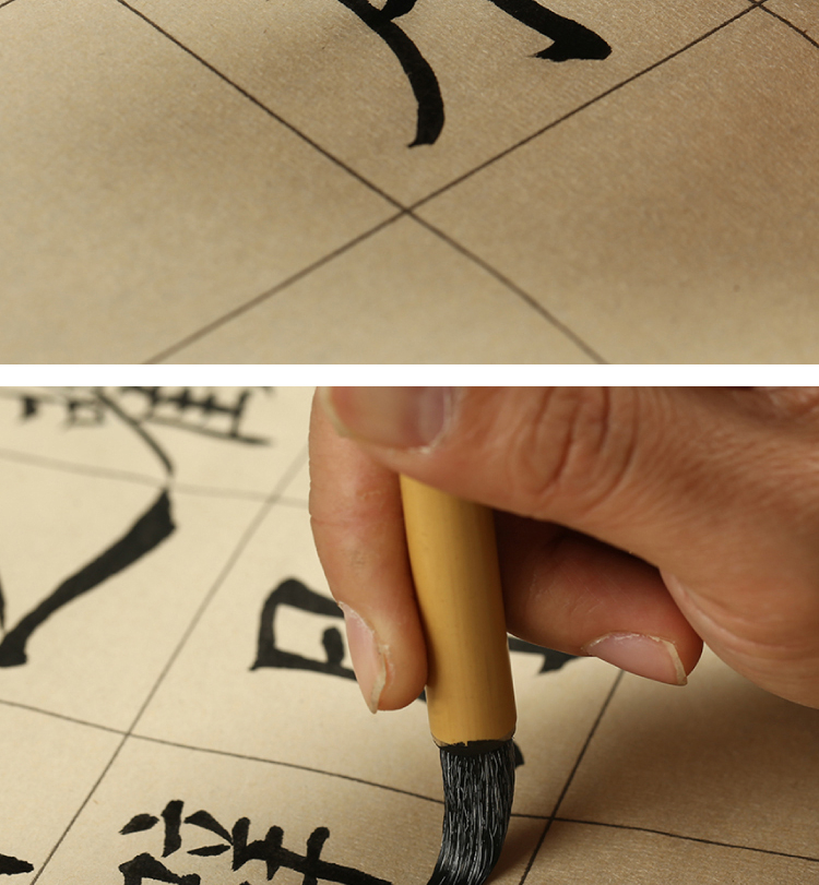 Yihaitangwenhua Calligraphy Brush Set - Wolf And Mixed Hair for Large, Medium And Small Regular Script, Sheep Hair for Students' Calligraphy And Chinese Painting Beginners - Wolf Hair 3-Piece Set for Elementary School Students And Adults in Regular Script And Running Script 6