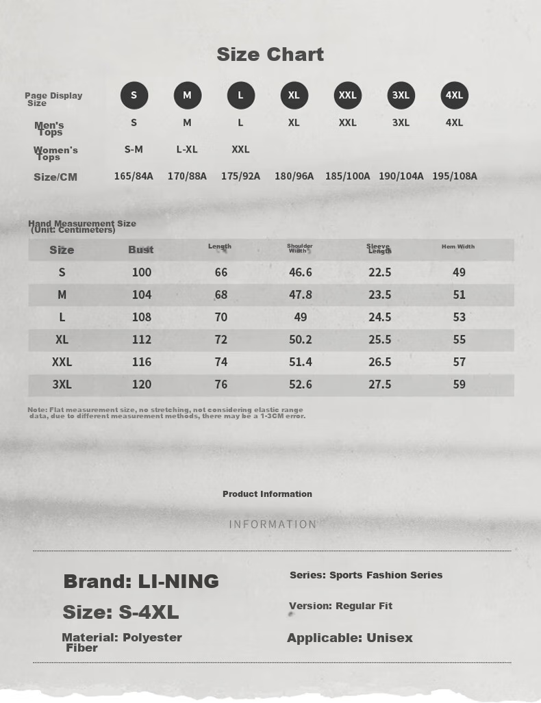 Li-Ning Men's Short-Sleeve Shirt [Same As In-Store], Summer Trendy Printed Top, Casual Sports Round Neck Half-Sleeve Breathable T-Shirt 9