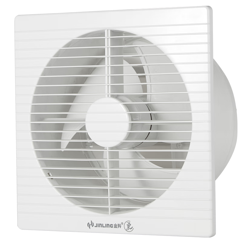 JINLING Window And Wall Exhaust Fan, Bathroom Ventilation Fan, Low Noise Kitchen Exhaust Fan, Powerful Air Extractor APC25-4