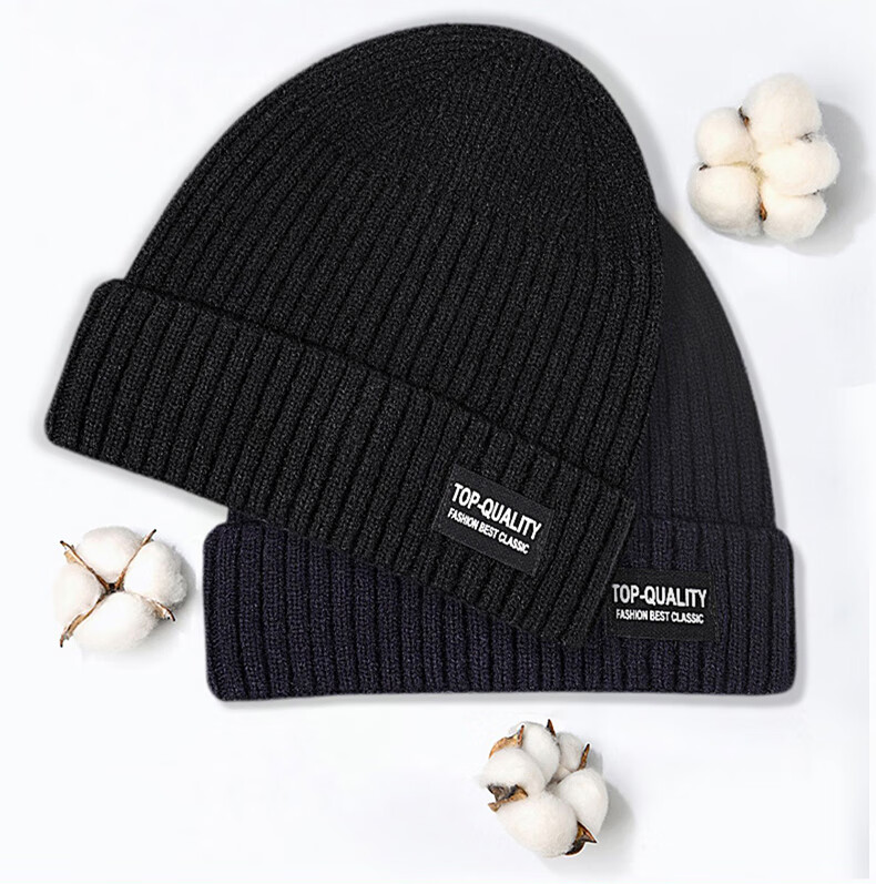 RED DRAGONFLY Hat for Men, Winter Season, Middle-Aged And Elderly, Grandfathers And Fathers, Cold Protection, Warmth, Windproof, Fleece-Lined, Thickened, Knitted Woolen Cap for The Elderly 6
