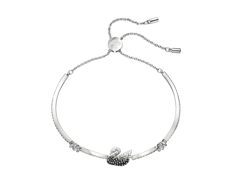 SWAROVSKI SWAN Black and White Gradient Swan Bracelet Women's New Year Birthday Gift 5614119 4