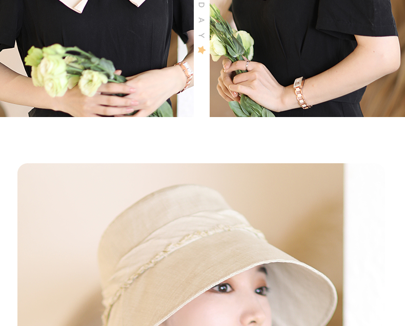 677888 Sun Hat for Women, Summer Japanese-Style Sunhat, Simple UV Protection Hat, Wide-Brimmed Hat 17