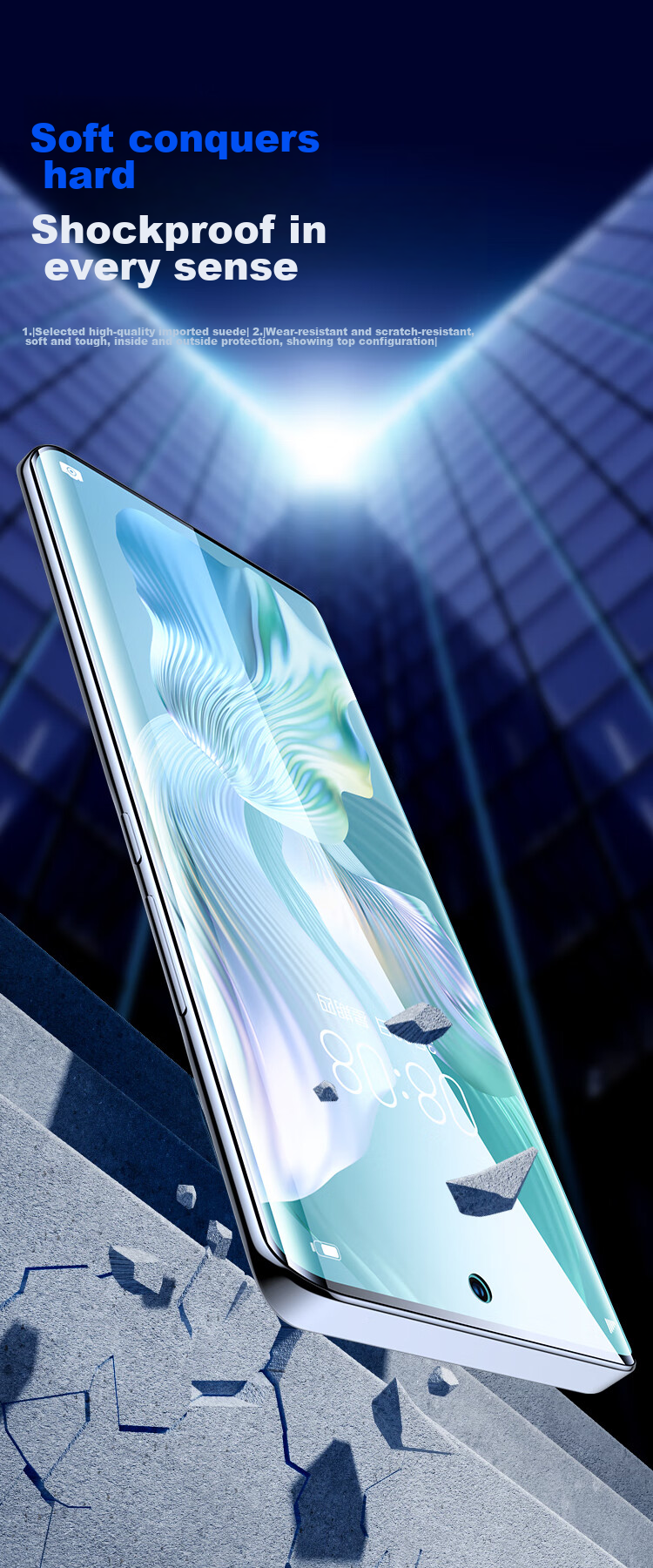 BIAZE [Full Screen Nano 2 Pieces] Hydrogel Soft Film for OPPO Reno11Pro/reno10pro/+ Phones, Non-Tempered High-Definition Anti-Fingerprint Protective Film JM733 7
