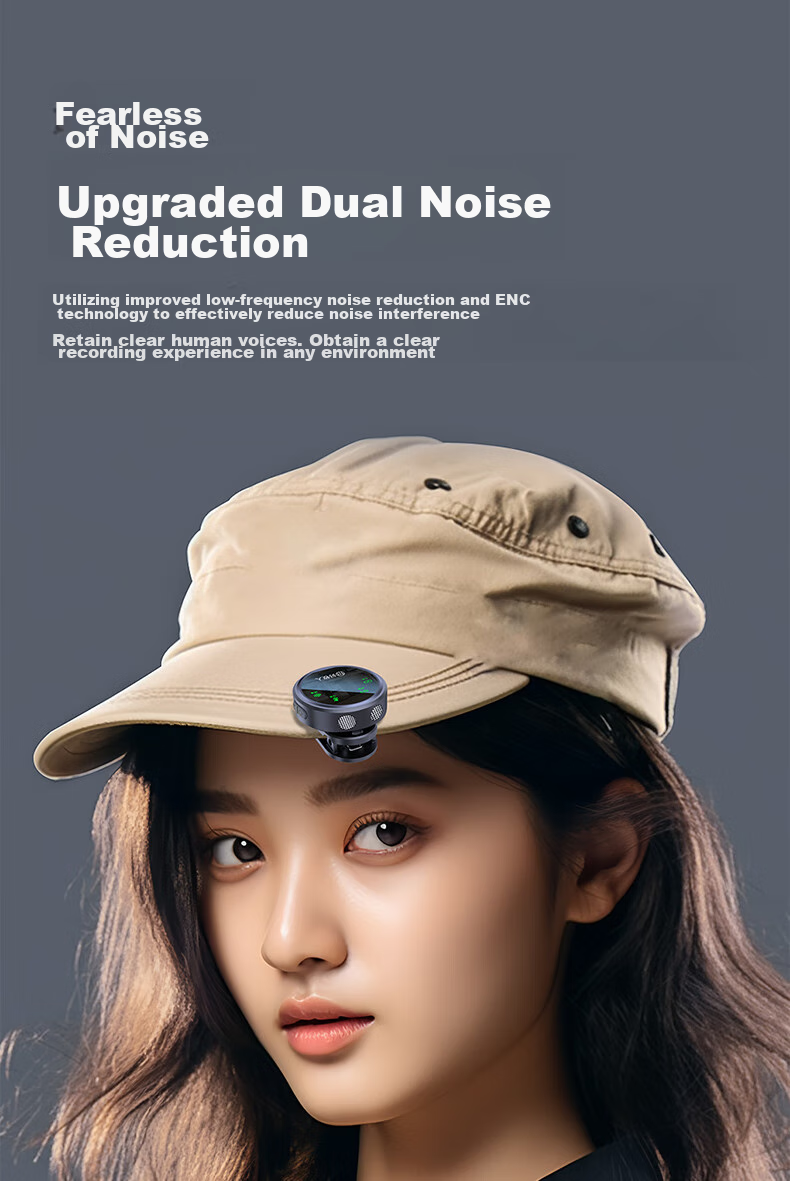 Haomuren Wireless Lavalier Microphone Live Streaming Audio Equipment Sound Pickup Device for Streamers Recording Video Outdoor Noise Reduction Professional Button Earphone Karaoke Microphone Computer And Mobile Phone Dedicated One-To 11