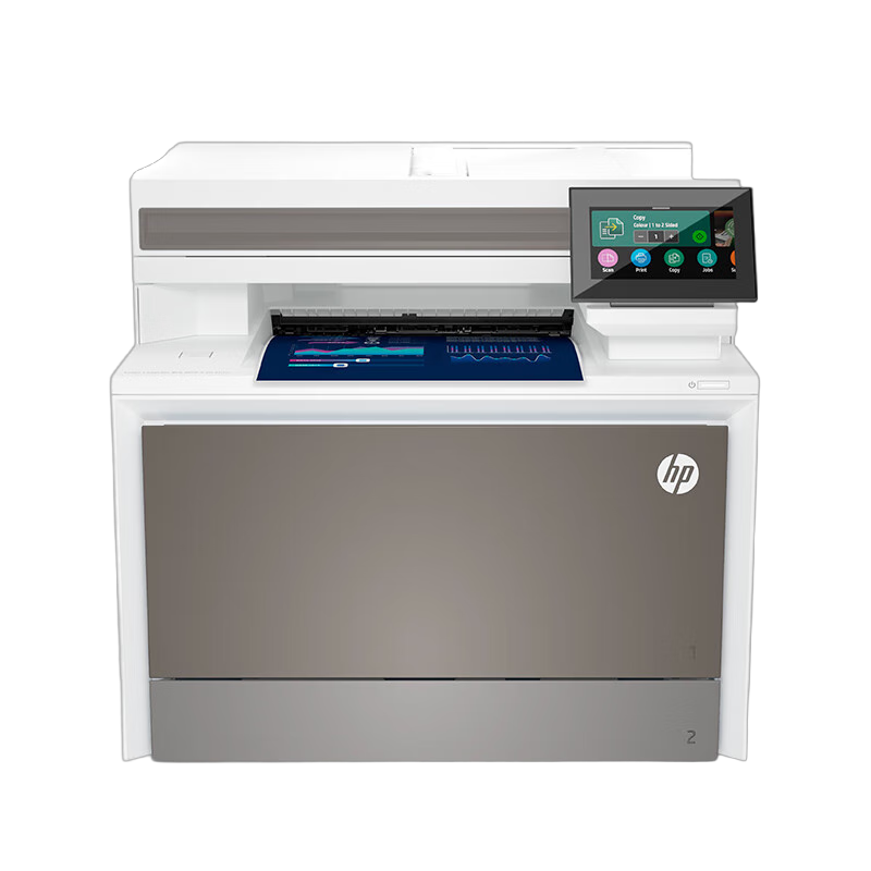 HP 4303dw Color Laser Multifunction Printer All-in-One Red Header Document Print Copy Scan Duplex Network Home Use (4 Toner Cartridges)