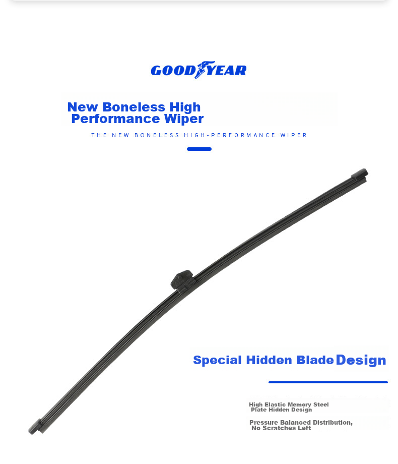 Goodyear Rear Wiper Blade for Audi Q5, Original Size for 2009-2017 Models, Factory-Specific A13 Single Piece 5