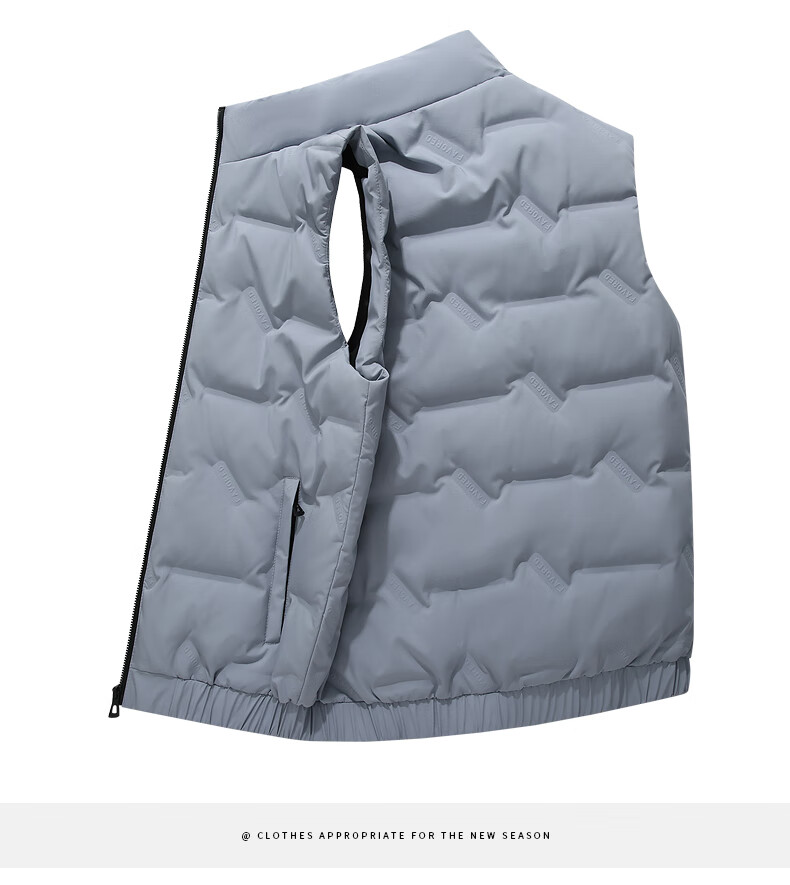 马甲男2022年新款男士冬季休闲外套加厚保暖男款冬装羽绒马甲 tt2016