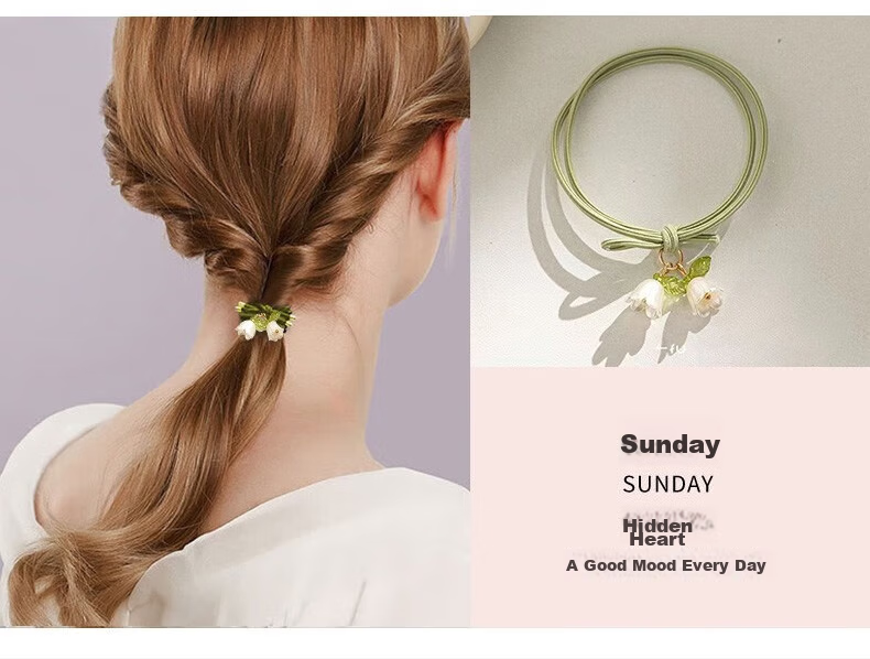 Gunai Weekly Hair Ties, Ponytail Holders, Hair Bands, Headbands, Hair Accessories Set, Birthday Gift for Girlfriend 8
