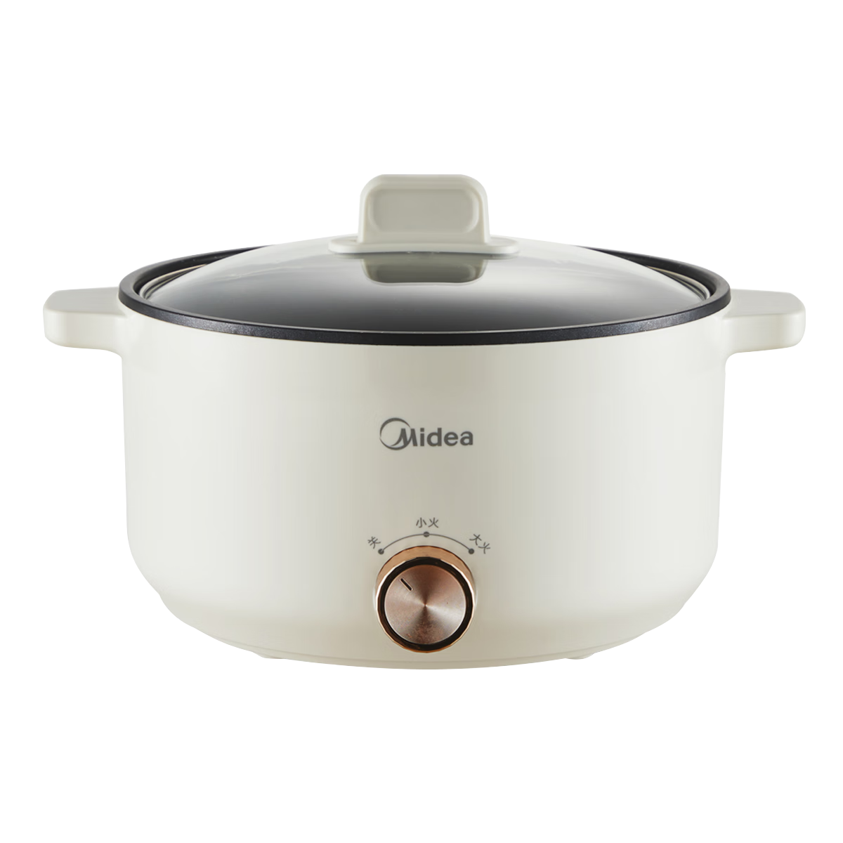 Midea [Lowest Price for Top Streamers, 90% Off] Electric Cooking Pot, Electric Hot Pot, Dorm Small Electric Pot, All-In Wok Multi-Functional Electric Cooker, 3L Noodle Pot, HGE2510