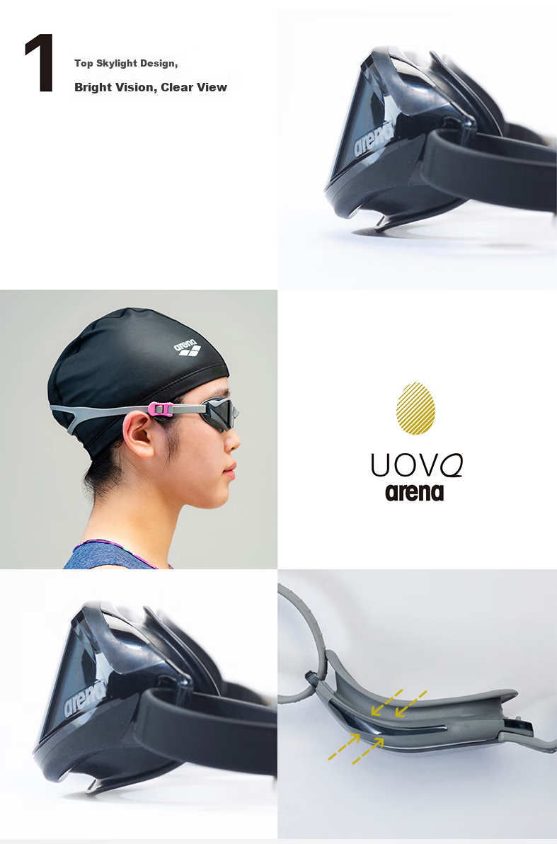 Arena Swimming Goggles, Imported Professional Anti-Fog Waterproof Wide-View High-Definition Swim Glasses, Fitness Training Swimming Equipment for Men And Wome 4