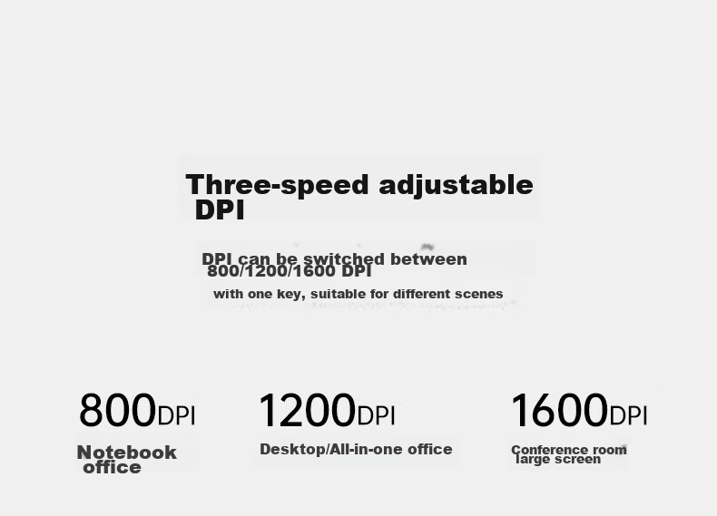 HP S1000 Plus Wireless Mouse Office Mouse Home/business Office/laptop/desk USB Plug-And Wireless Black Mouse 5