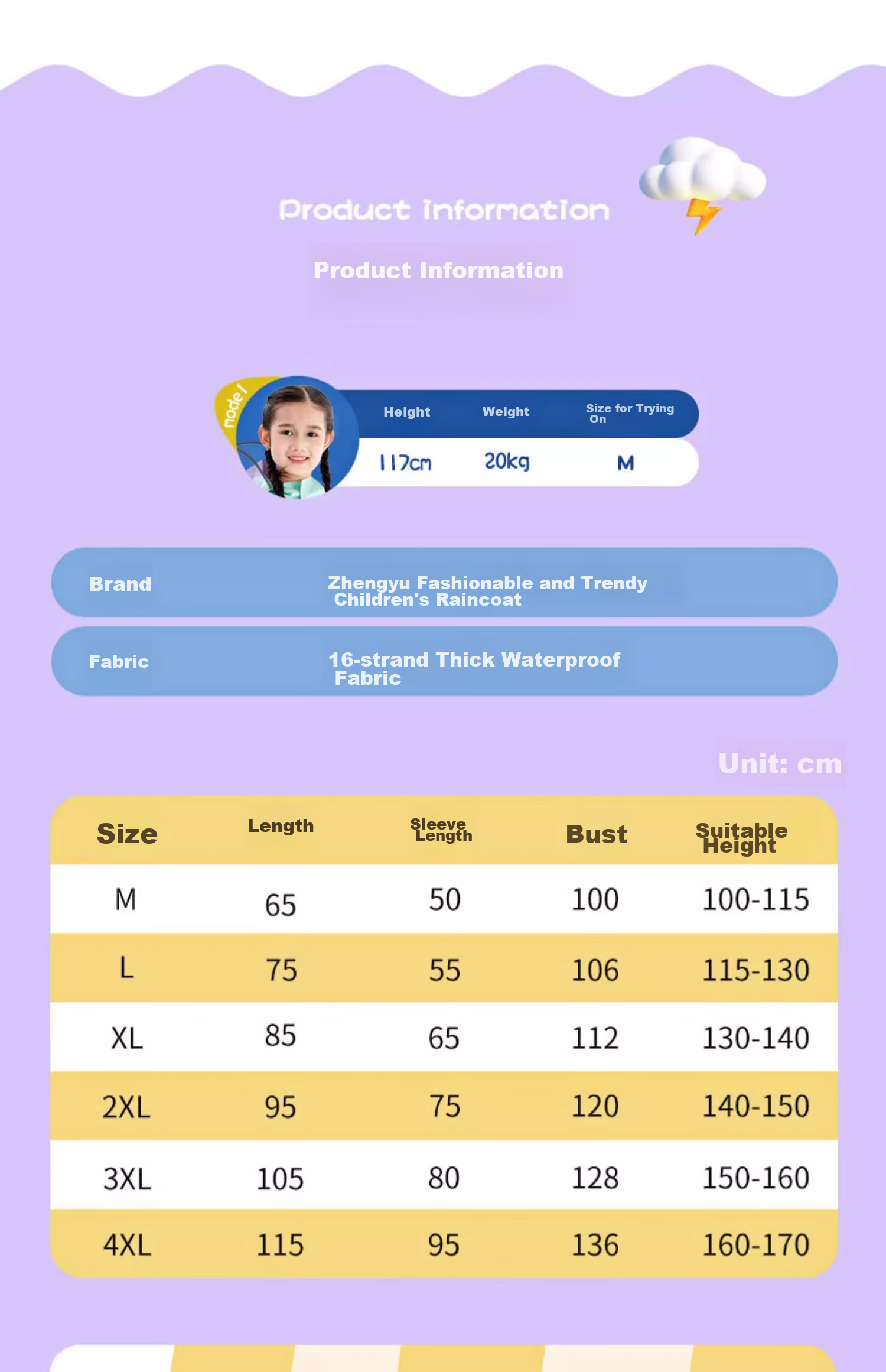 KEYRU Children's Raincoat And Poncho for Boys And Girls, School-Specific, for Kindergarten And Elementary Students, Full-Body Protection against Heavy Rain, Integrated Design with Backpack Space 16
