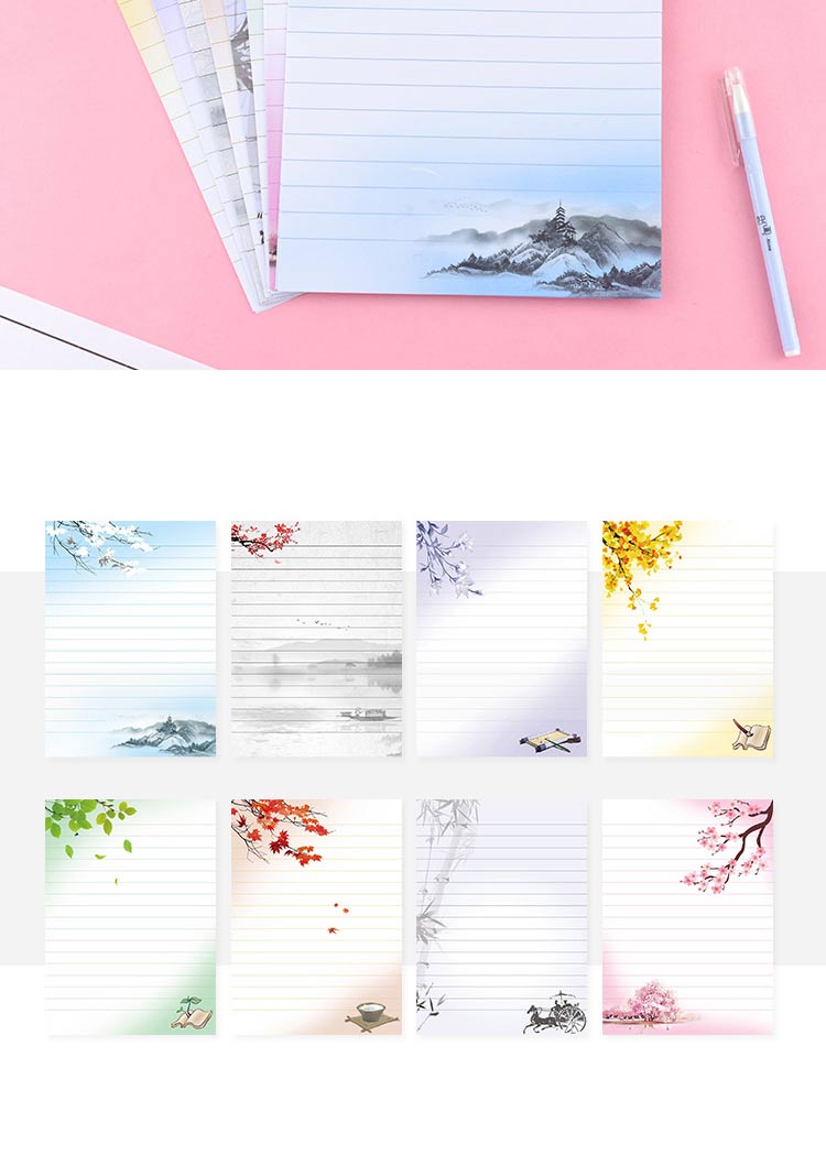 Yuhe A4 Composition Paper, Display Paper, Grid Writing Paper, Elementary School Student Writing, Thickened Letter Paper, Practice Paper, Learning Tool, 300 Grids, Eight Mixed Styles, 40 Sheets, 5145 11