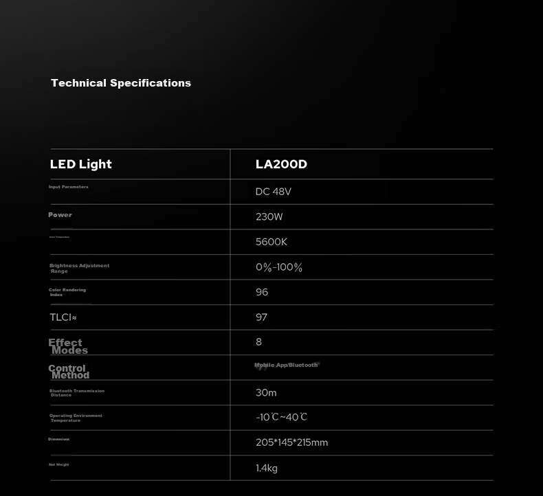 Godox LA200D LED Fill Light for Studio Photography, Live Streaming, Video Recording, Interviews, Portable Constant Light, Children's Photo LED Light [Official Standard Configuration] 8