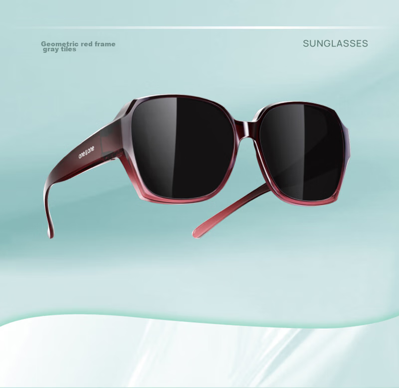 One&one Sunglasses Clip-On for Nearsightedness, Polarized UV Protection, Outdoor Driving Glasses 40