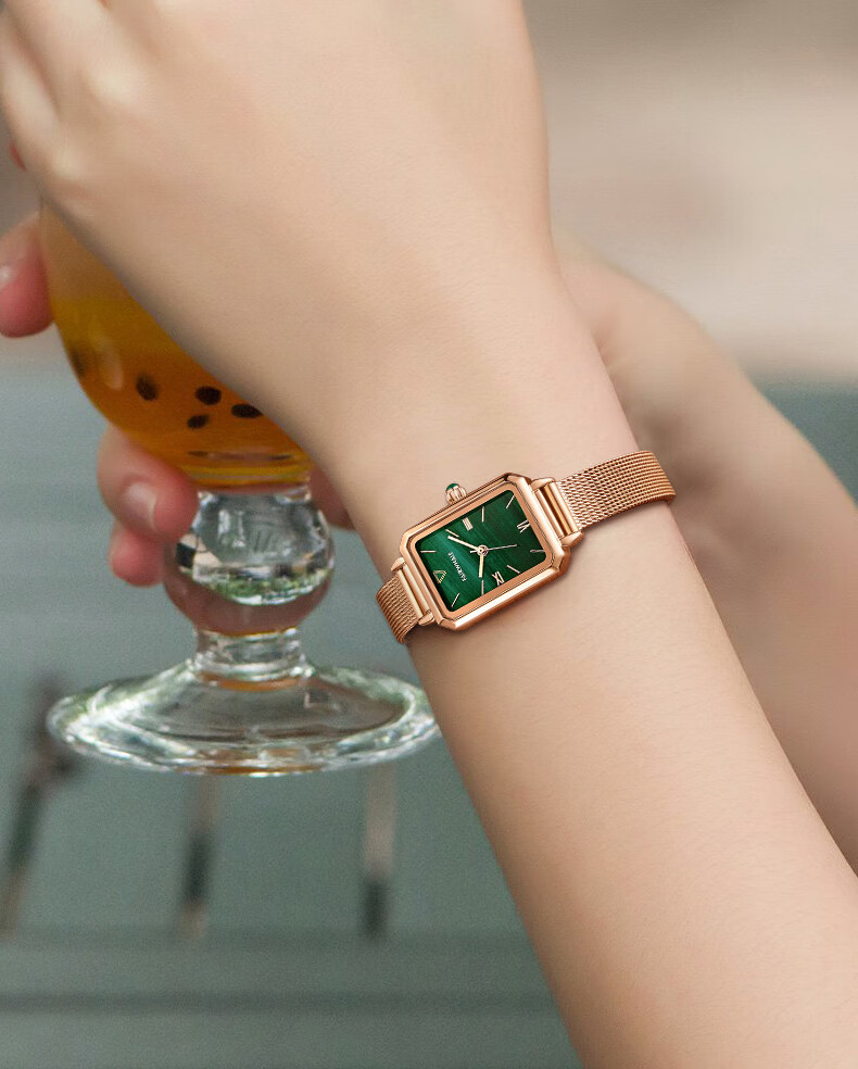 Mark Fairwhale [Birthday Gift] Little Golden House Women's Watch CK Collaboration Luxury National Brand Wristwatch for Girls 3870 7