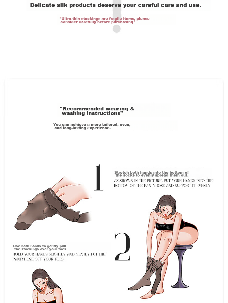 Limerence M [Cupid] Crotchless Stockings, Sexy Suspender Thigh-Highs, Ultra-Thin Versatile Lace, No Need to Remove, Wine Red, One Size Fits All 18