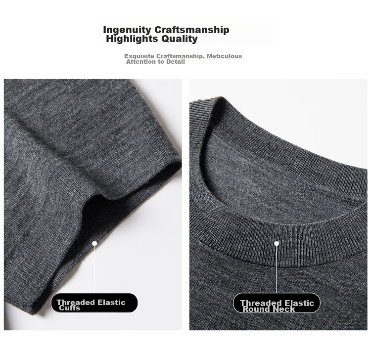 Hengyuanxiang Washable Fine-Spun Wool Sweater for Men, Thin Round Neck Short Sleeve Knitted T-Shirt Pullover, Bright Red, Size 165 6