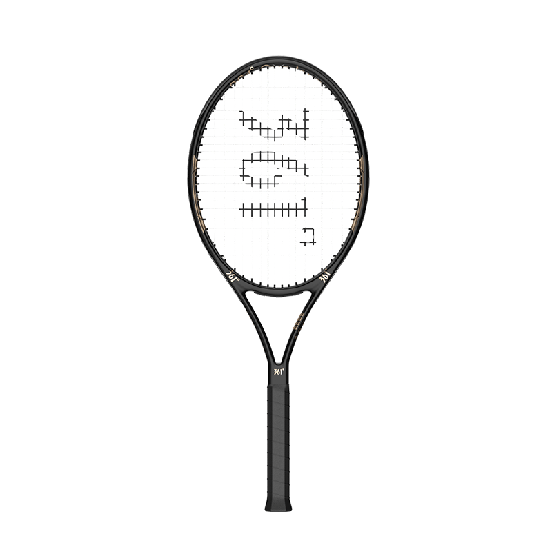 361° Tennis Racket for Men And Women Beginners, Professional Carbon Fiber Integrated Single Racket with String, Rebound Training Set