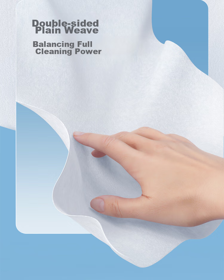 PurCotton Facial Cleansing Wipes, 100 Sheets Per Pack, Thickened 100% Pure Cotton Soft Tissues, Disposable Face Towels, Pull-Out Design, 20*20CM 8