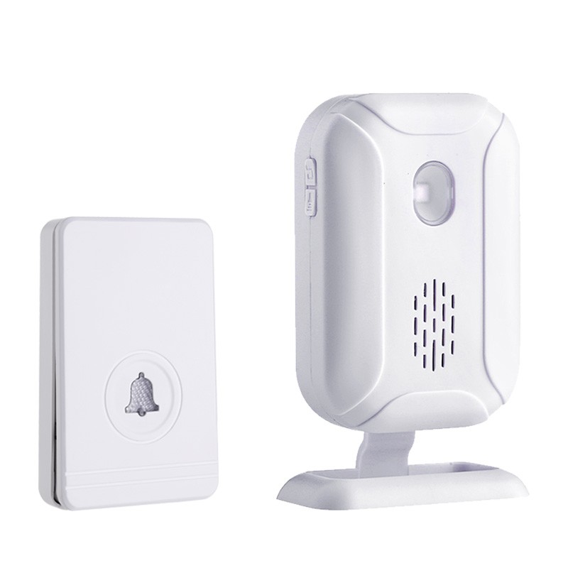 LFang Wireless Doorbell, No Wiring Required, Waterproof, Long-Range, Elderly Call Button, 1 Button + 1 Receiver