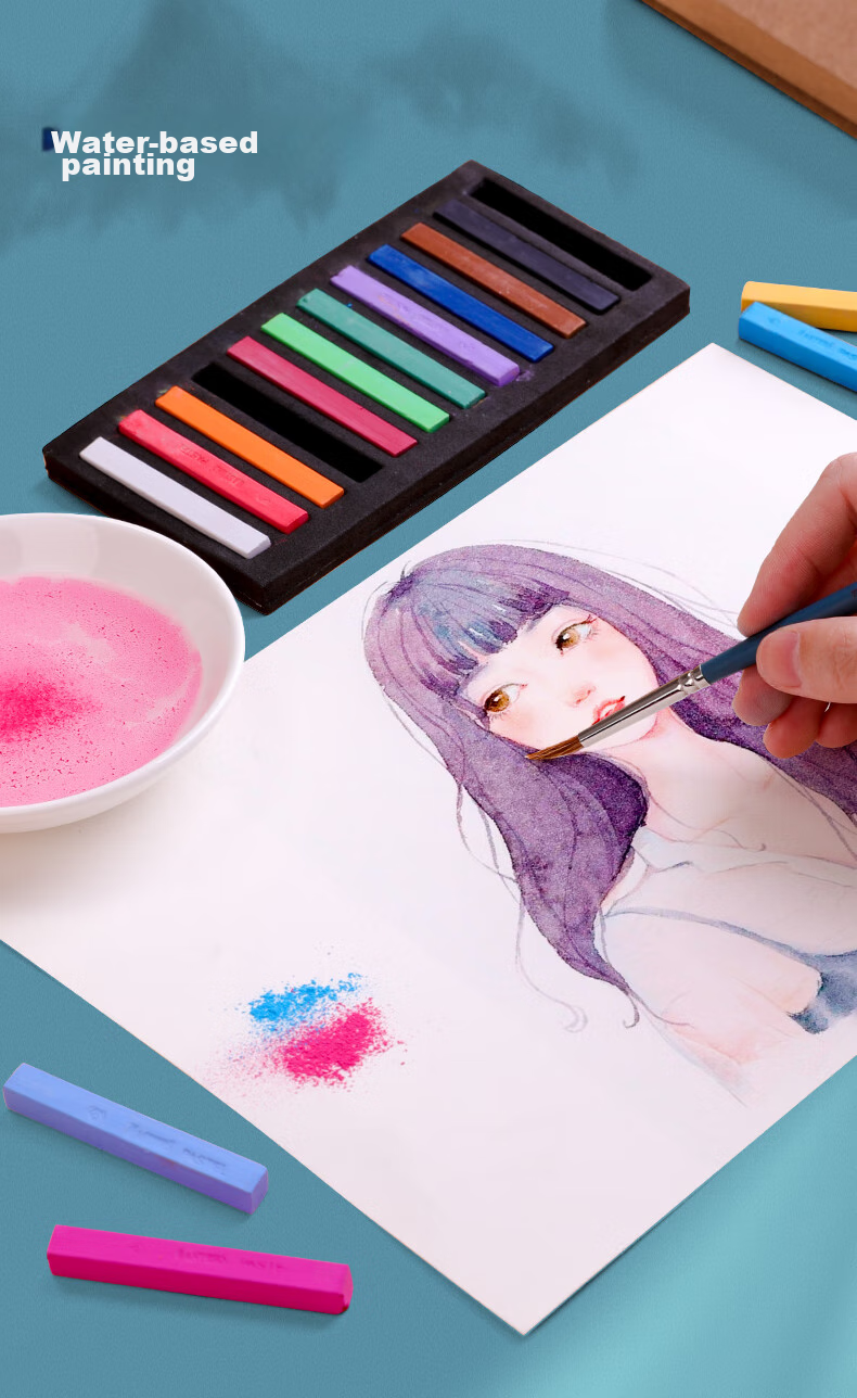 Marie's 36-Color Pastel Pencils, Colored Soft Pastel Sticks, Blackboard Chalk, Children's Wall Drawing And Graffiti Chalk Set F-2036 Drawing Pencils 7