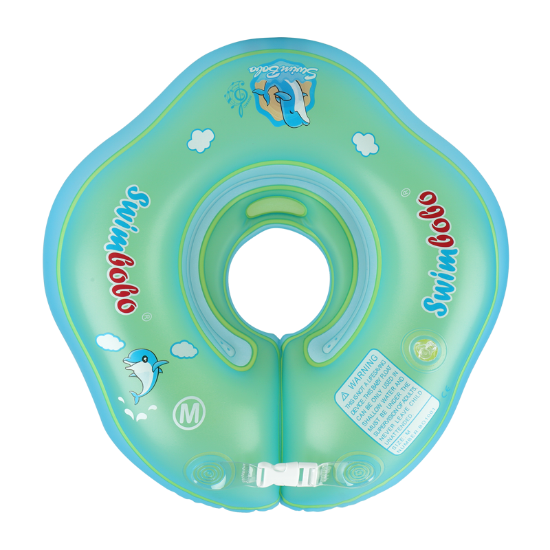 Swimbobo Baby Swimming Ring Neck Float with Music, Newborn Neck Float, Swimming Neck Ring, Bath Neck Ring BO1001XL