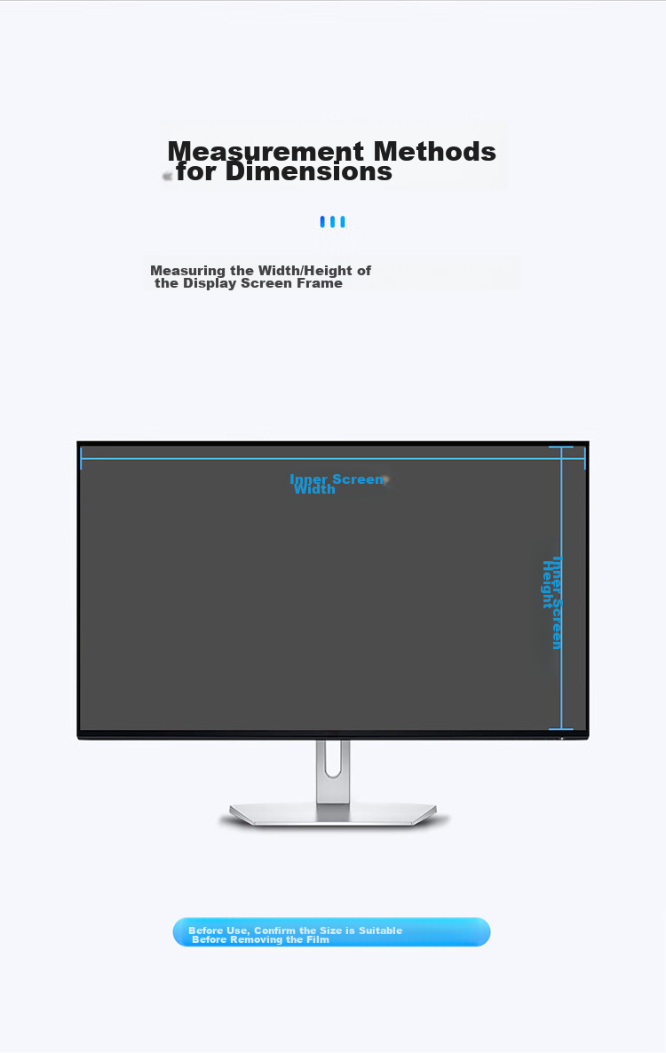 Llano [Lian Certification] Computer Monitor Anti-Blue Light Protective Screen, Blue Light Blocking, Radiation Protection, Eye-Friendly Film, Desktop Acrylic Hanging Type, Compatible with ASUS And Others, 19-Inch 16:10 10