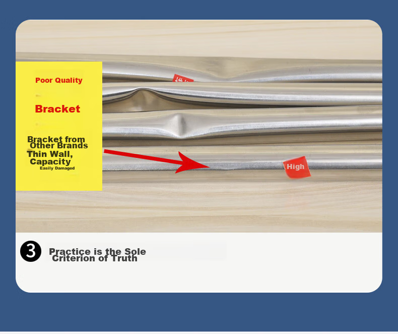 Yunjin Dormitory Bed Curtain Rod, Extendable, for Upper Bunk Mosquito Net, Specialized Track, Stainless Steel Bed Frame 11