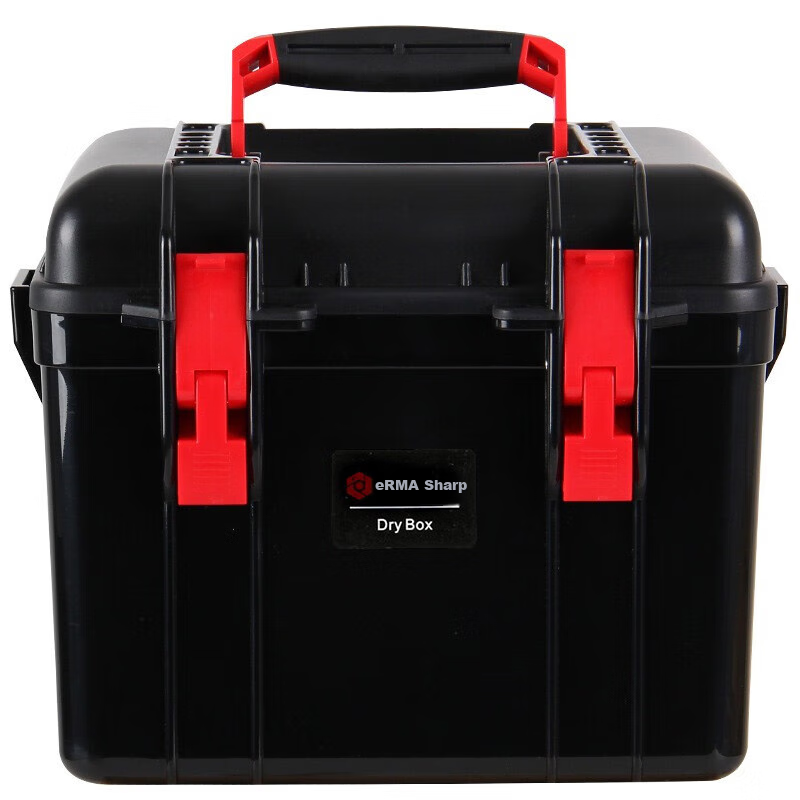 EIRMAI R50 DSLR Camera Dry Box Tea Moisture-Proof Box Sealed Lens Electronic Case Medium Size with Large Moisture-Absorbing Card Included, Glossy Black