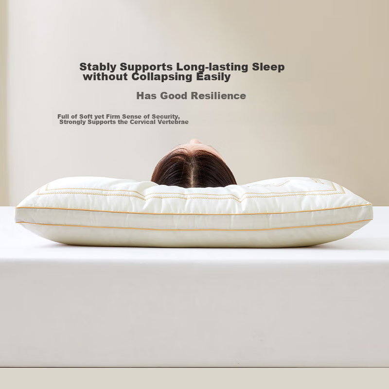 Подушка LUOLAI Home Textiles, 100% натуральный шелк, подушка для взрослых с поддержкой шеи, 46*72 см