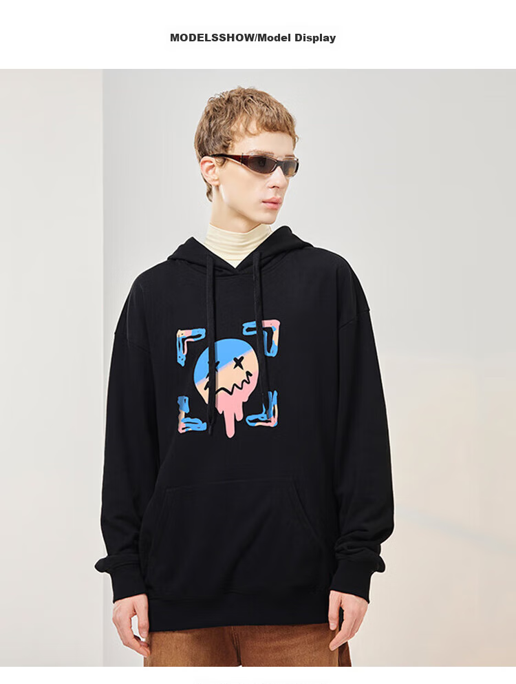 NASA GISS Official Collaboration Hoodie for Men, Spring And Autumn Fashion, Youth Student Printed Couple Outfit, White, M 6