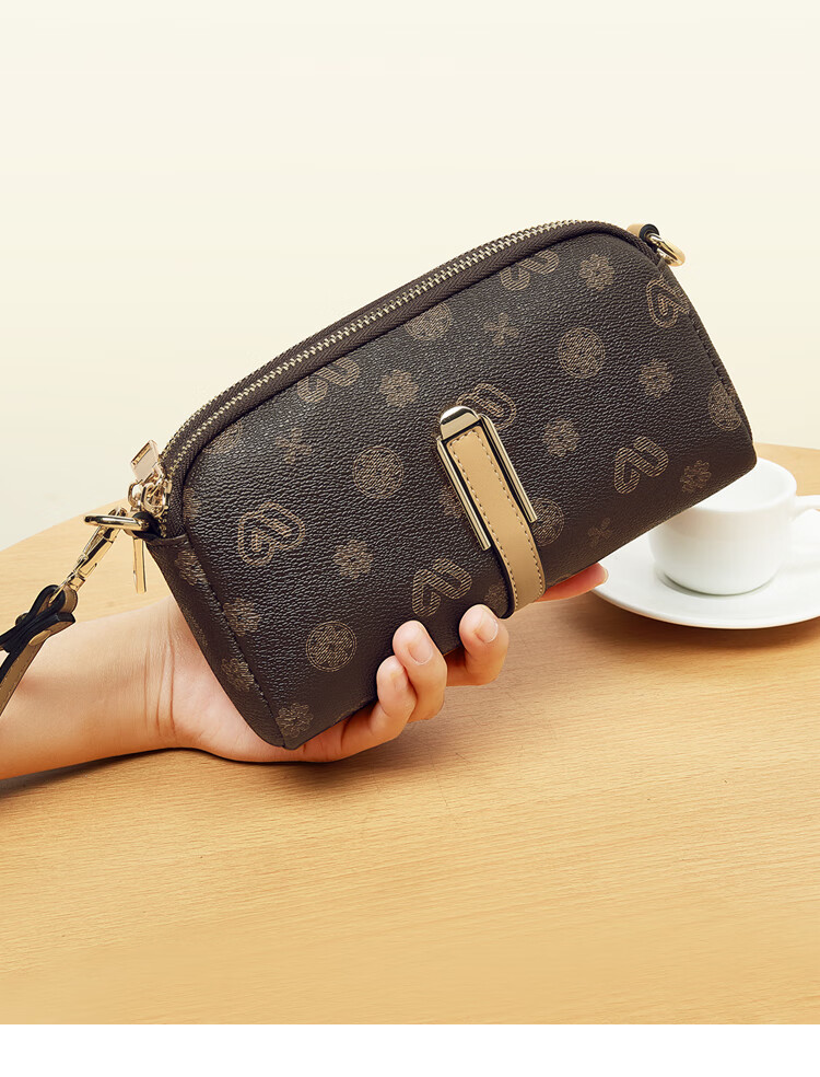 Laorentou Ladies Handbag, Large Capacity, Monogram Shoulder Bag, Crossbody Bag, Phone Pouch, Small Purse, Valentine's Day Gift 3
