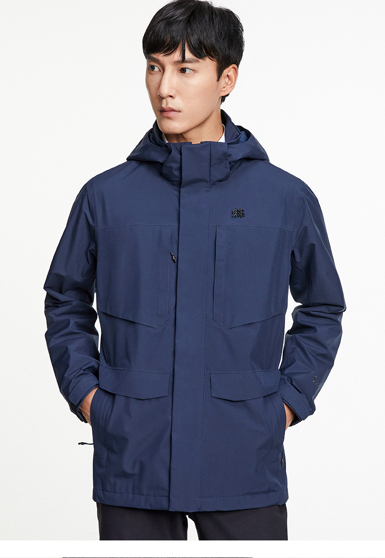 kolonsport可隆户外夹克男子春秋戈尔防水防风茄克柔软外套goretex2l