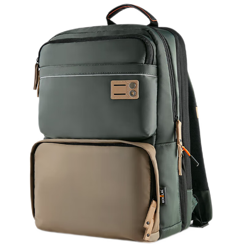 Echolac Backpack, Large Capacity Expandable Laptop Bag, Travel Backpack, Gift for Boyfriend, CKP658 Army Gree