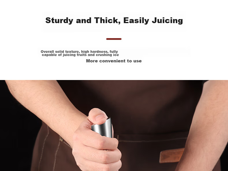 BJ Stainless Steel Ice Crusher Hammer, Ice Breaker, Juicer Stick, Shaker Cup Muddler, Lemon Tea Tool, Ice Crusher Hammer, 26cm Long Versio 6