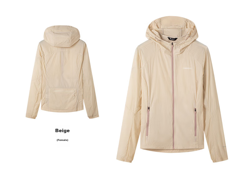 TOREAD Sun Protection Clothing, UV-Resistant, Lightweight, UPF50+, Breathable Skin Coat, Sun Protection Jacket, TAZZCN81842 32